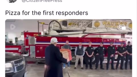 Pizza For First Responders 🤔