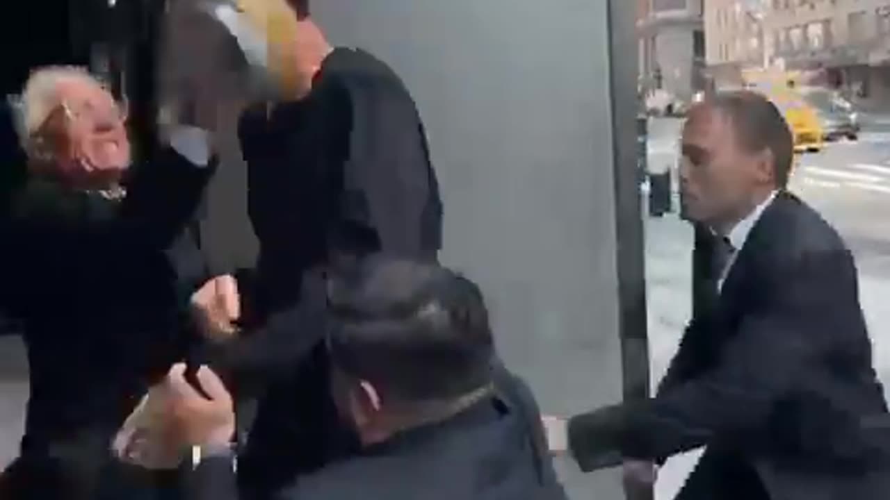 Enron’s new CEO was hit with a pie in NYC