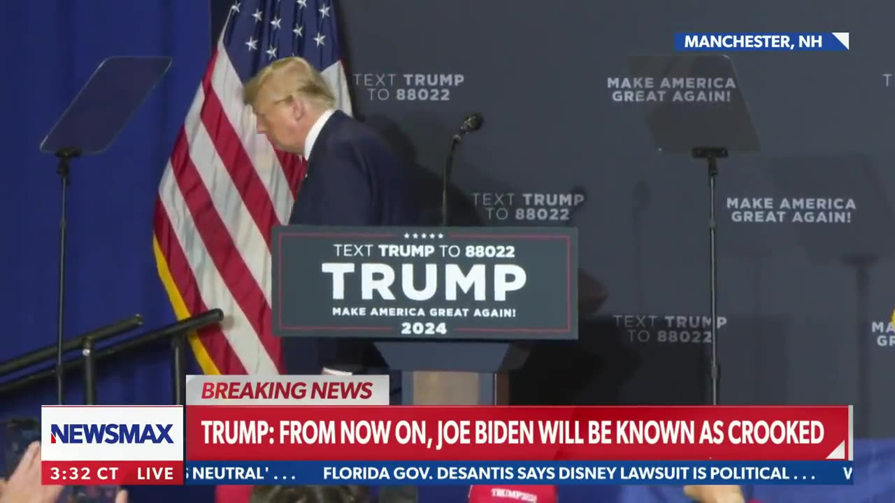 Trump brutally ROASTS Biden at rally, reenacts him getting lost on stage