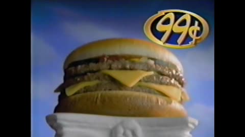 July 4, 1997 - 99 Cent Triple Cheeseburgers at McDonald's