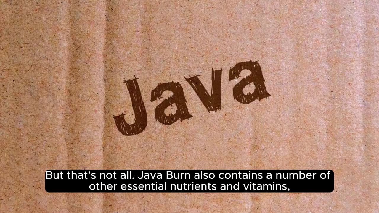 Java Burn _ increase speed and metabolism