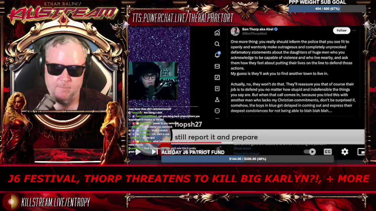 KILLSTREAM: J6 FESTIVAL, THORP THREATENS TO KILL BIG KARLYN?!, + MORE