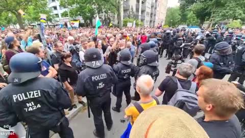 Massive Protest, Berlin: August 1, 2021