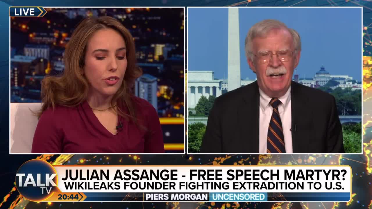 Assange’s wife Stella Moris demolishes US warmonger John Bolton on live TV