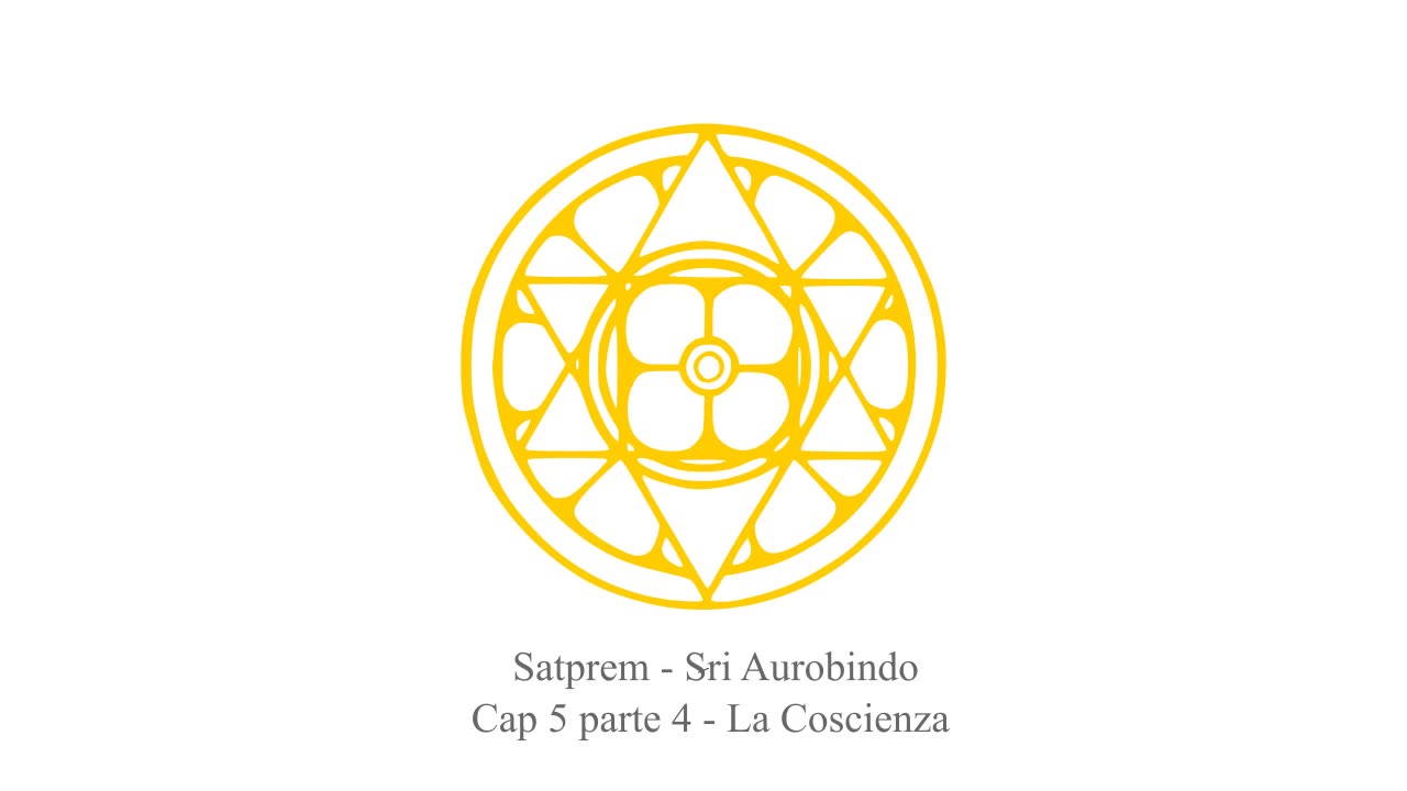 Satprem - Sri Aurobindo, l'avventura della Coscienza - Cap 5 parte 4 - La Coscienza