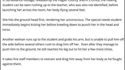 Mental Health Advocate Launches Defense For 6'6" Boy 17 Year Old Boy Who Attacked Teaching Aide