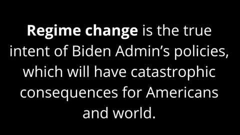 Here we go again… another regime change war.