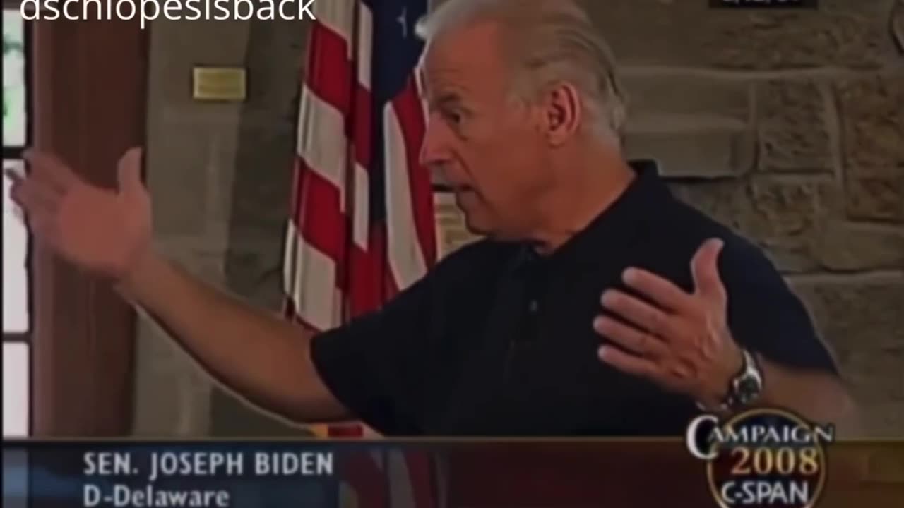 Suppressed 2007 video of Senator Joe Biden discussing troop withdrawal from Afghanistan