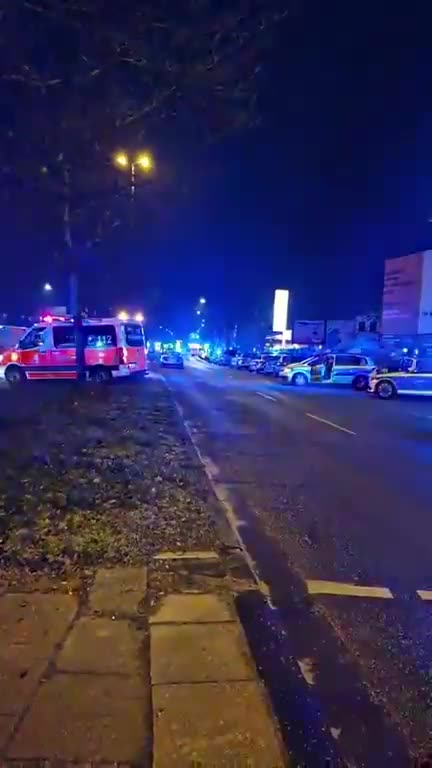 At least 6 dead, scores injured following a mass shooting at a Jehovah's Witness center in Hamburg..