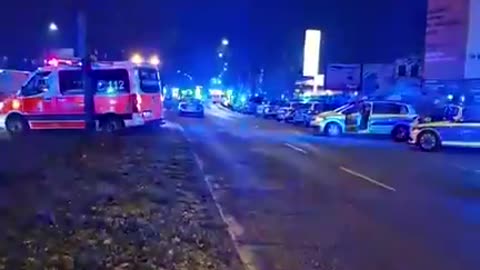 At least 6 dead, scores injured following a mass shooting at a Jehovah's Witness center in Hamburg..