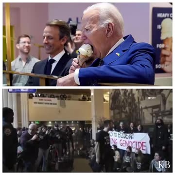 Demonstrators say they will NOT vote for Joe until there's a ceasefire in Gaza