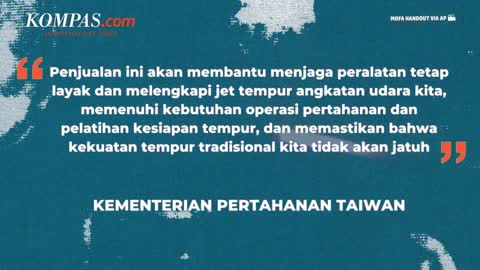 Amerika Serikat Pasok Suku Cadang untuk Militer Taiwan