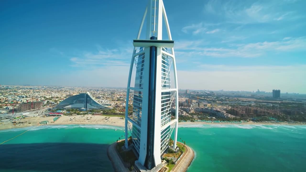 Relax music DUBAI, United Arab Emirates In 8K ULTRA HD HDR 60 FPS. (720p)