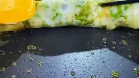 Omlet green recipe