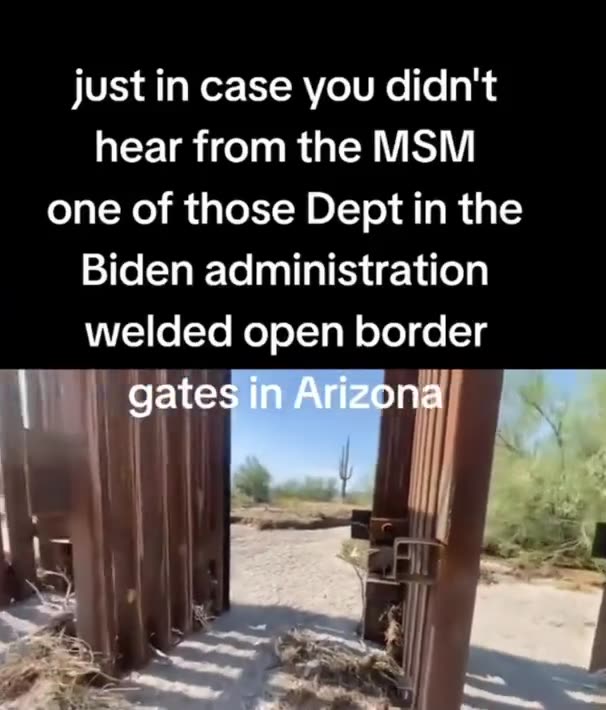 Wide OPEN Border Gates ..... Watch this !!