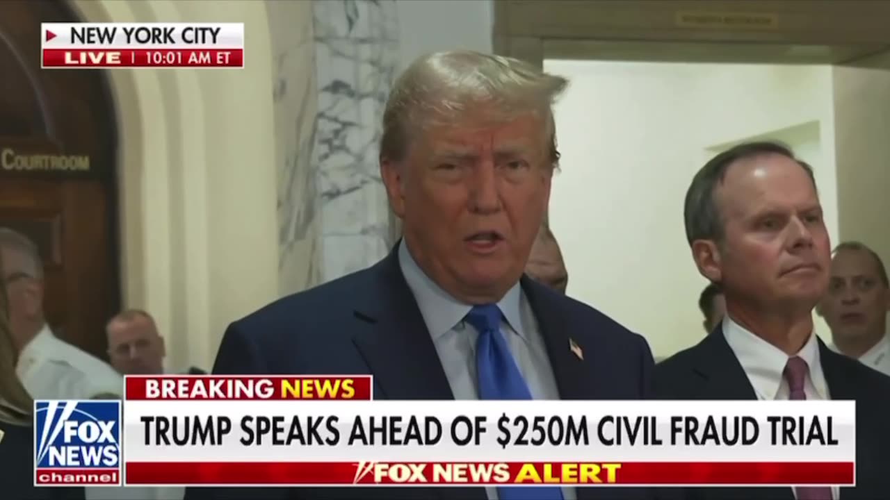 Trump Opening Statement in NY Courthouse While The World Is Watching