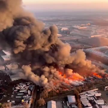 Morning fire at manufacturing facility at 11th/Washington