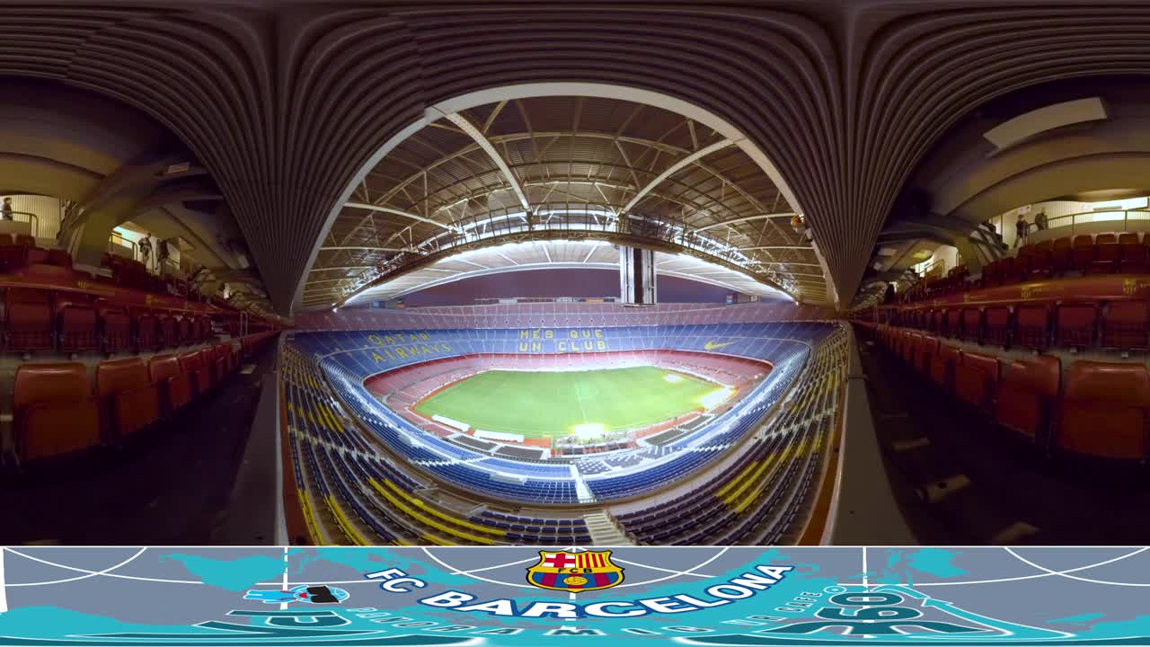 FC Barcelona CAMP NOU VR Tour_ Must Visit Bucket List in Spain [El Clasico messi] (360 vr tourism)