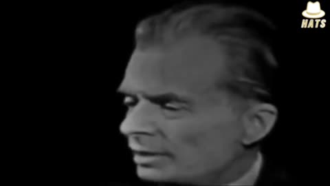 Aldous Huxley author of "Brave New World" speaking ahead of his time of how the NWO would be shaped.