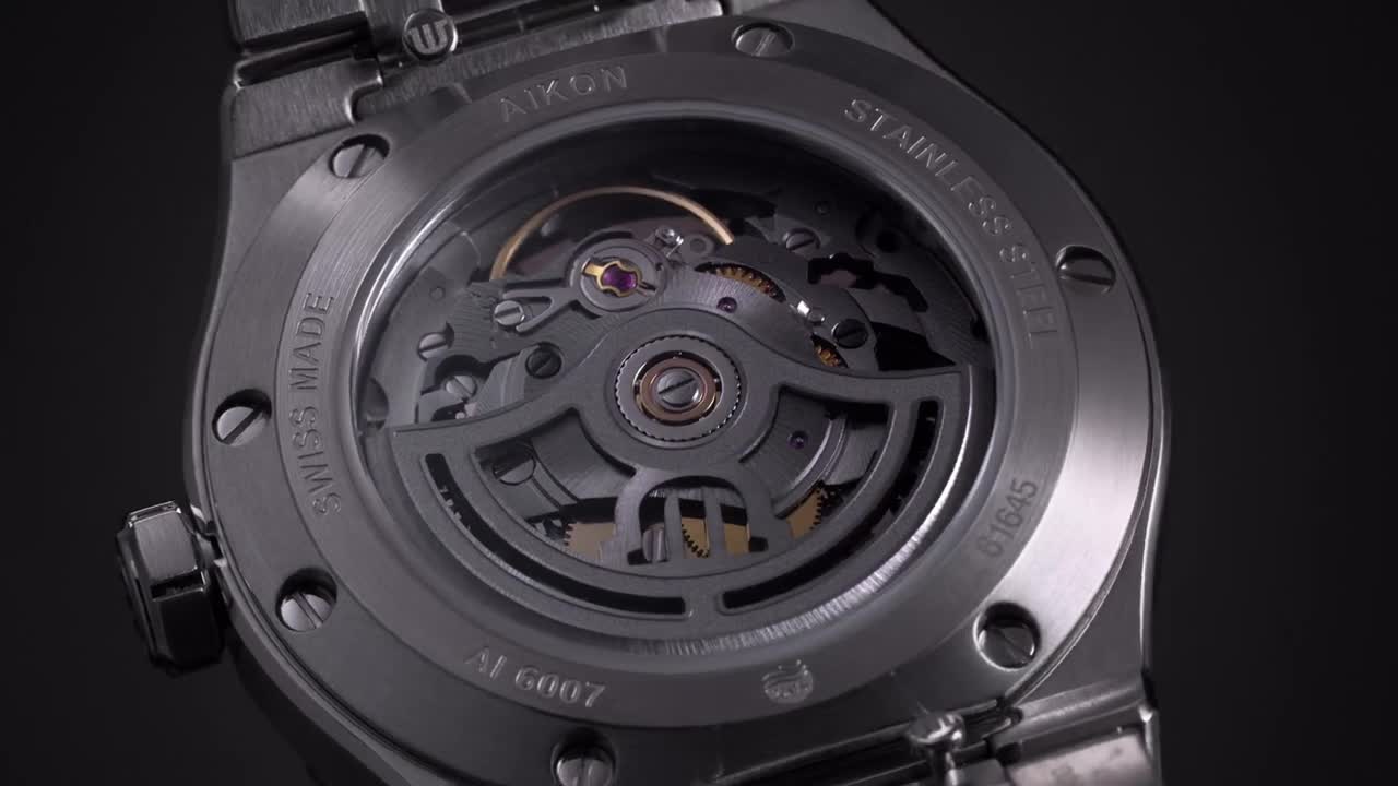 39Mm Aikon Automatic Skeleton