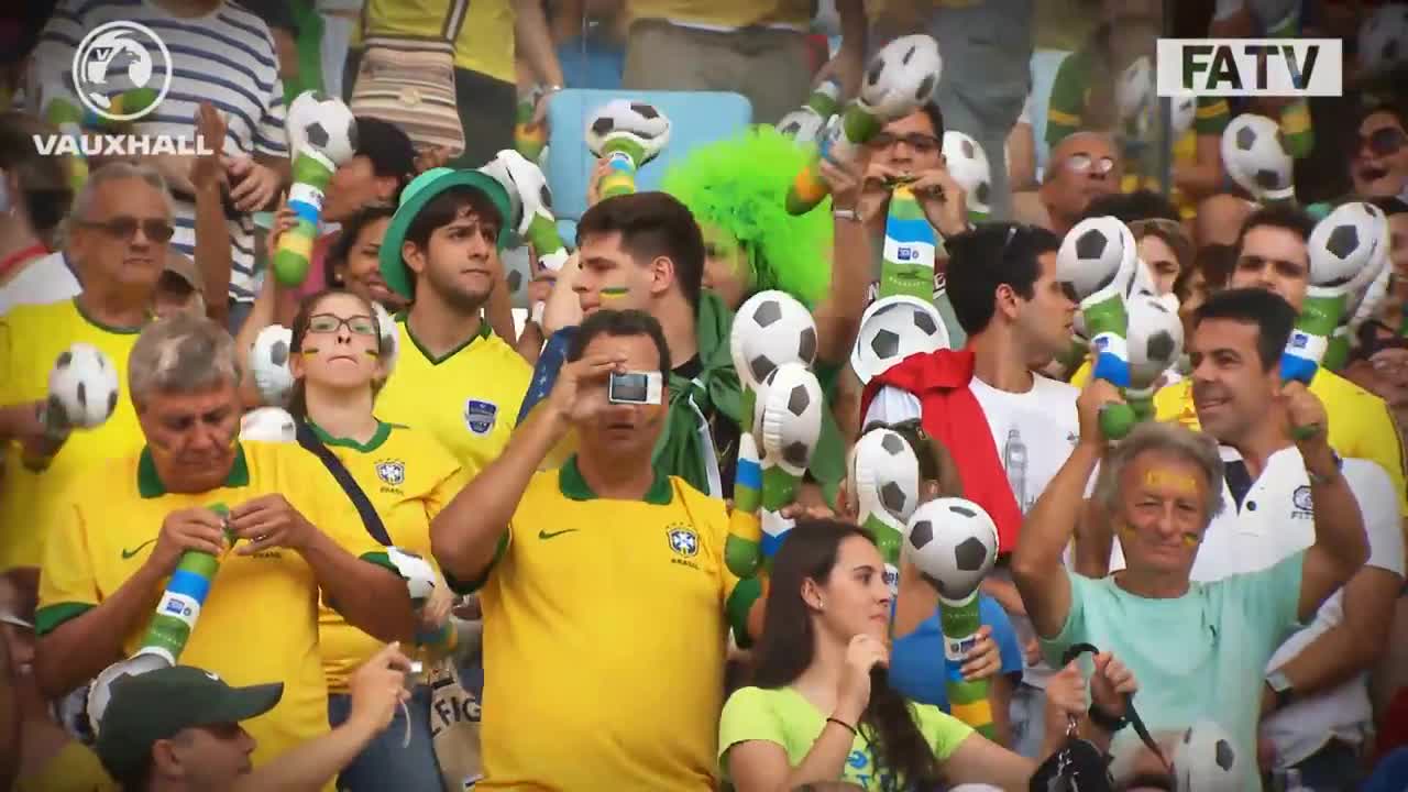 FUNNY: It's party time in Rio! Fan showing off his moves @ Brazil vs England