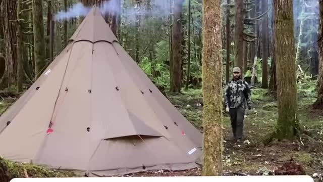 SOLO CAMPING • CAMPING IN Forest • RELAXING • | #shorts | Realex | #shortvideo | #trending