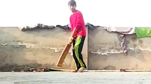 Cricket batting practice at home 🔥🏏