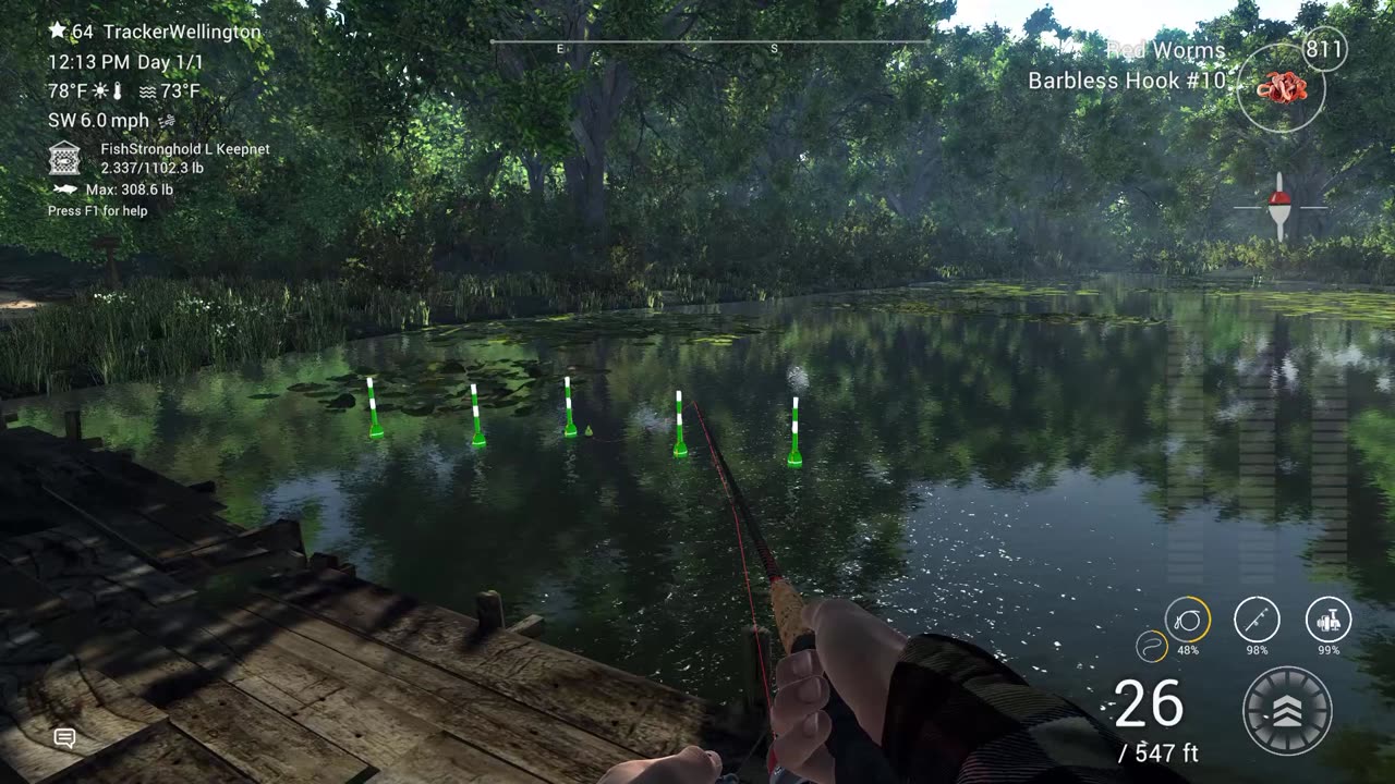#2 - Fishing Planet - How to Catch Blacktail Shiner with Float Rod at Lone Star Lake!