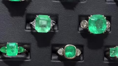 Natural Emerald And Diamond Jewelry Sterling Silver & 14K Gold | Free Shipping gifts