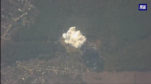 Here is the footage of an air strike carried out by a tactical aviation aircraft crew