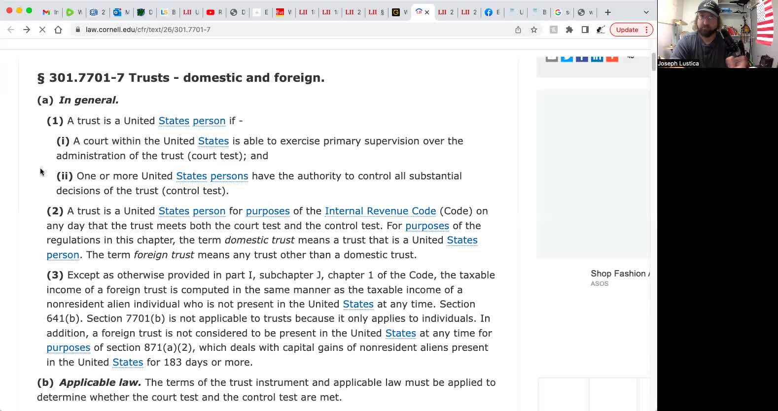 A Trust is a United States person