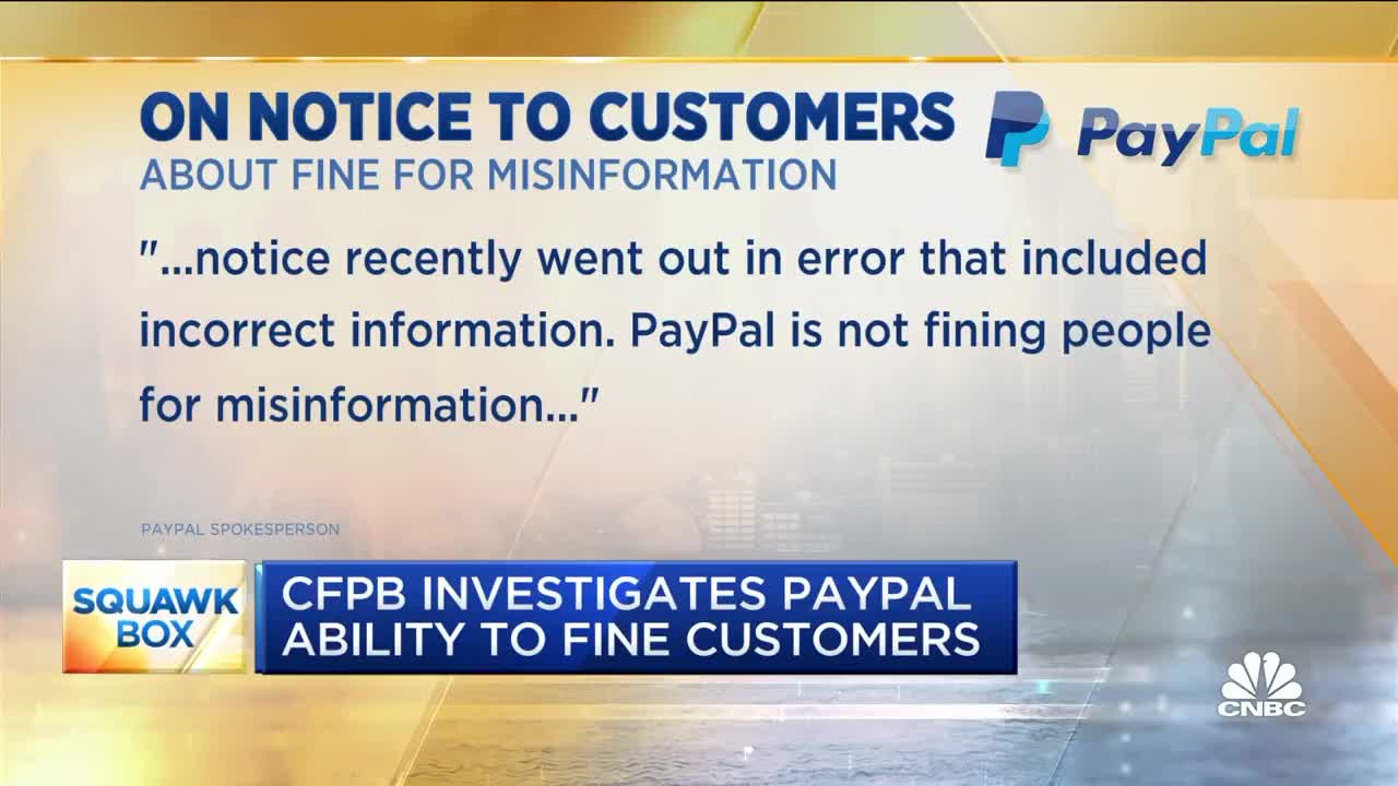 The Consumer Financial Protection Bureau Has Opened an Investigation into PayPal