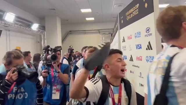 Messi Crazy World Cup Trophy Celebrations