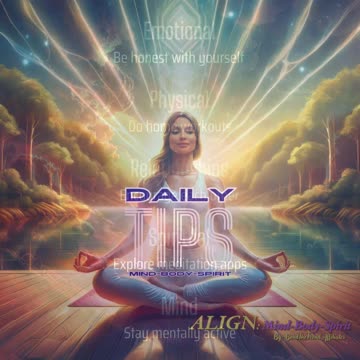 Daily Mind-Body-Spirit Tips 107