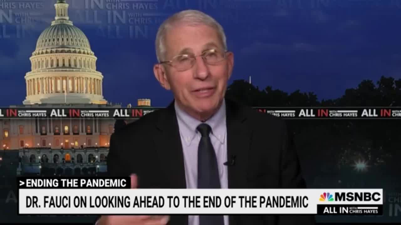 "You may be done with Covid, but Covid is not done with the United States—nor is it done with the world. We’ve got to do what it takes to get it to be done" - Says Fauci, meaning boosters and vaccinations