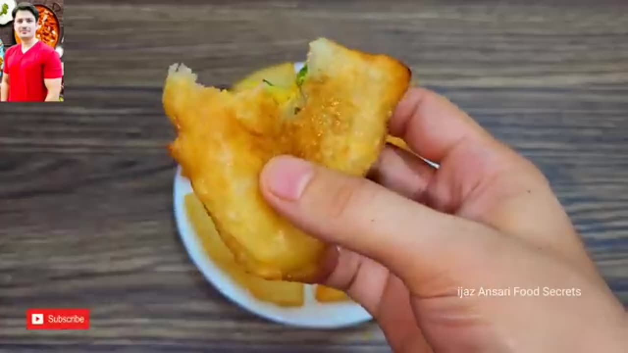 Bread samosa recipie