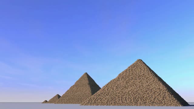 egyption magic pyramid view