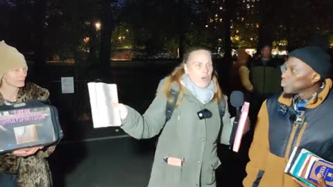 Christian preacher Lady Exposes A Muslim _