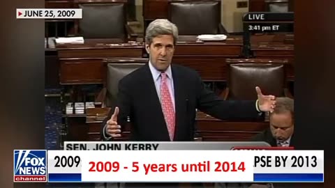 Remember This? 2009 John Kerry Says "We Will Have The First Ice-Free Arctic Summer" Within 5 Years