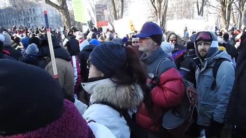 #Canada #Quebec Beautiful song at the Rally...