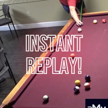 FULL TABLE BANK SHOT INTO THE CORNER POCKET!