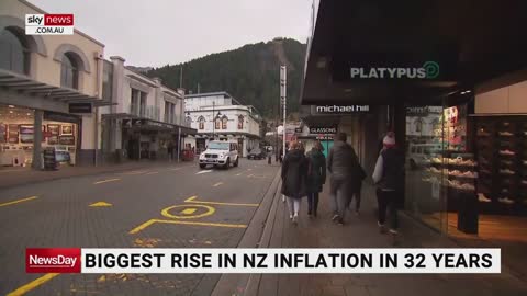 New Zealand sees biggest inflation rise in 32 years