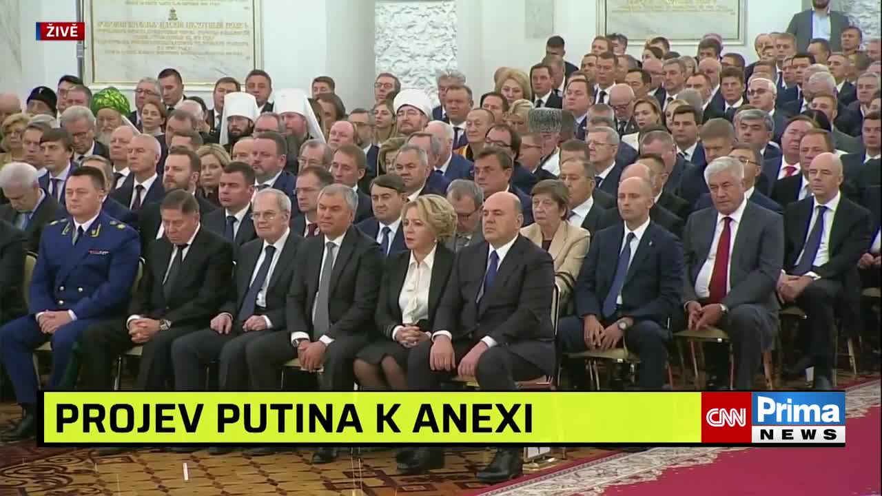 Vladimír Putin: Celý projev 30,9,2022 se simultánním překladem