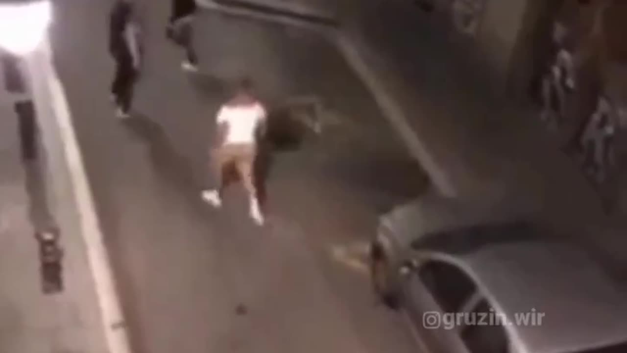 fought back against two guys