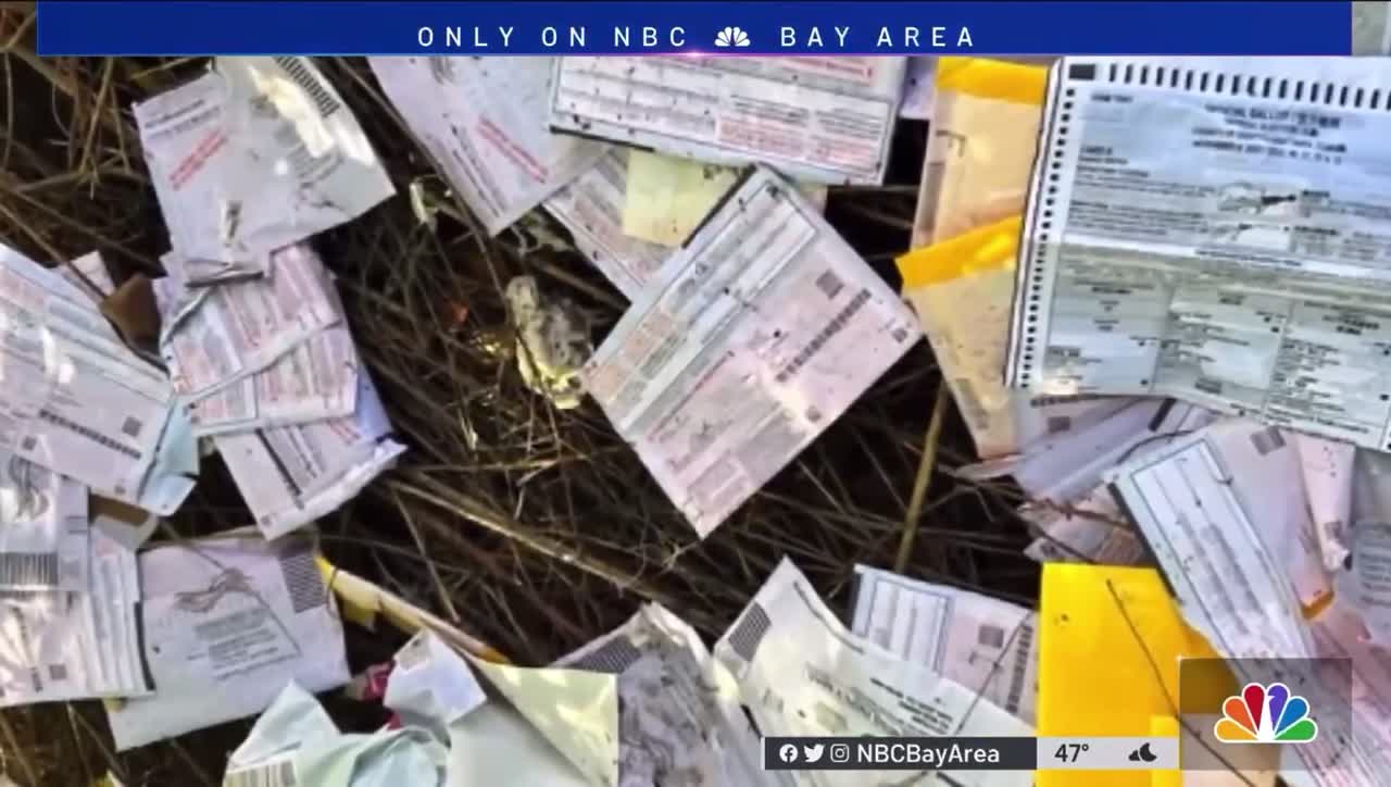 Ballots Found In A Ravine. Some Are Already Open