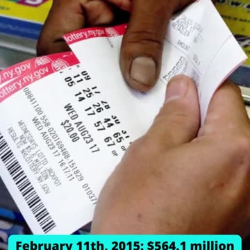 Top 10 Most Enormous US Lottery Winners and their Stories Part 1