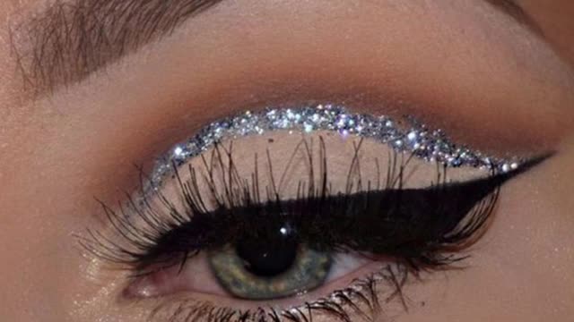 Glitter eyeliner |colourfull eyeliner