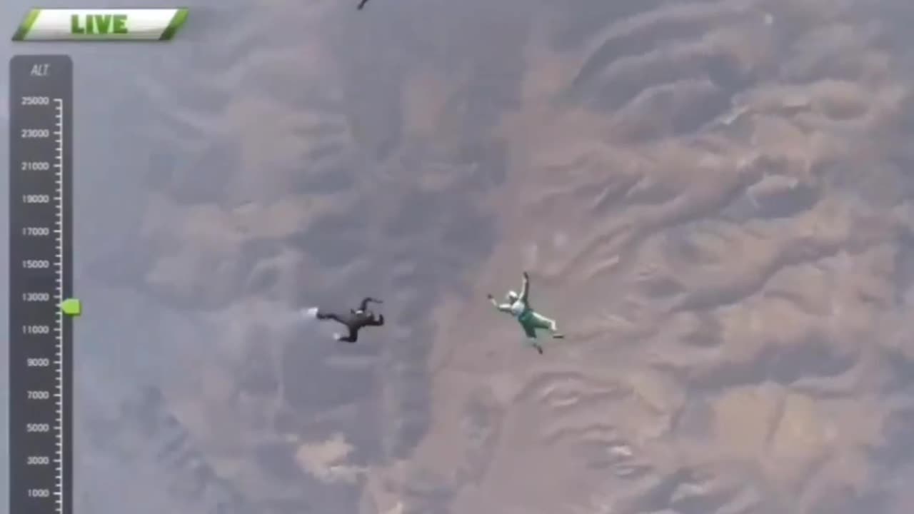 Jump from mid-air without a parachute, see what happens after landing