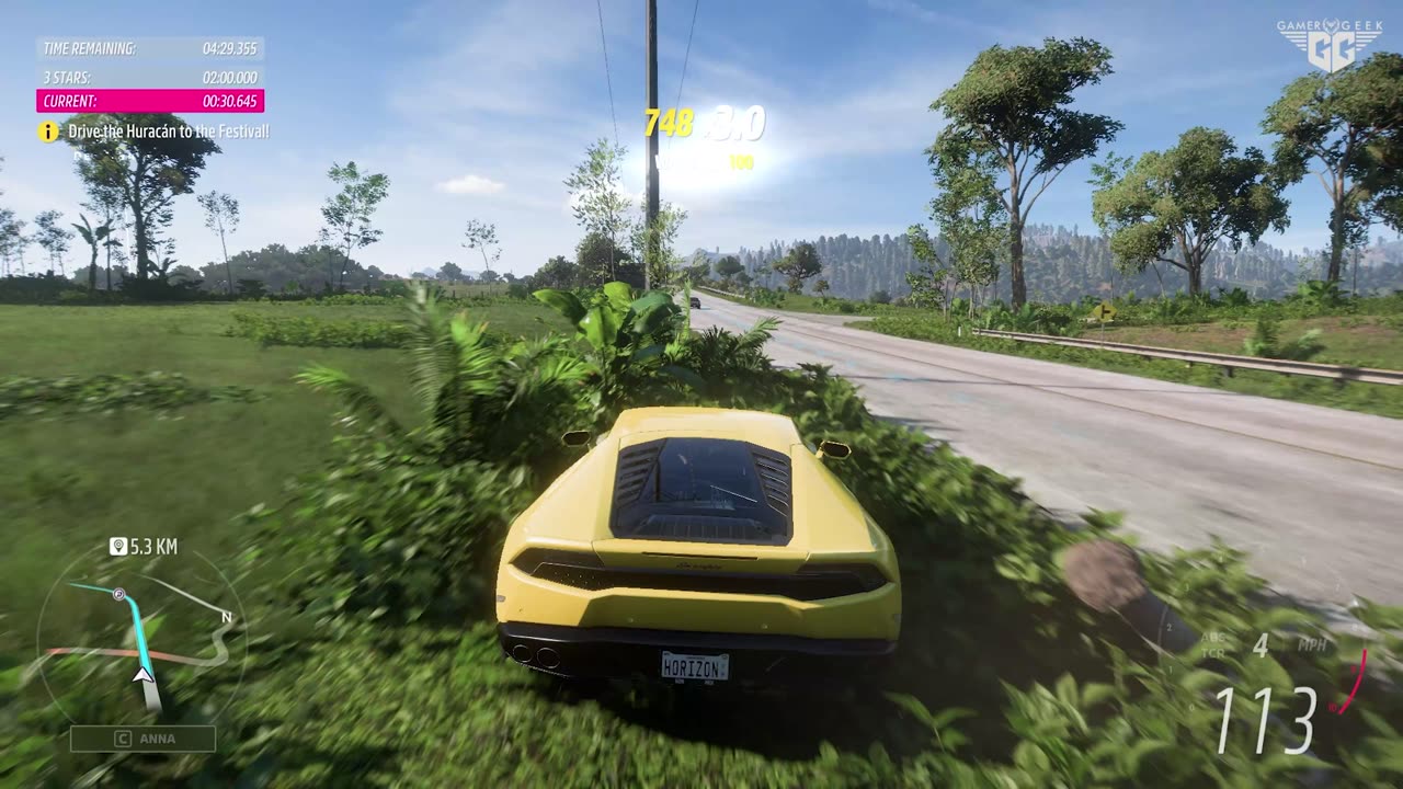 lamborghini car racing 4k gameplay