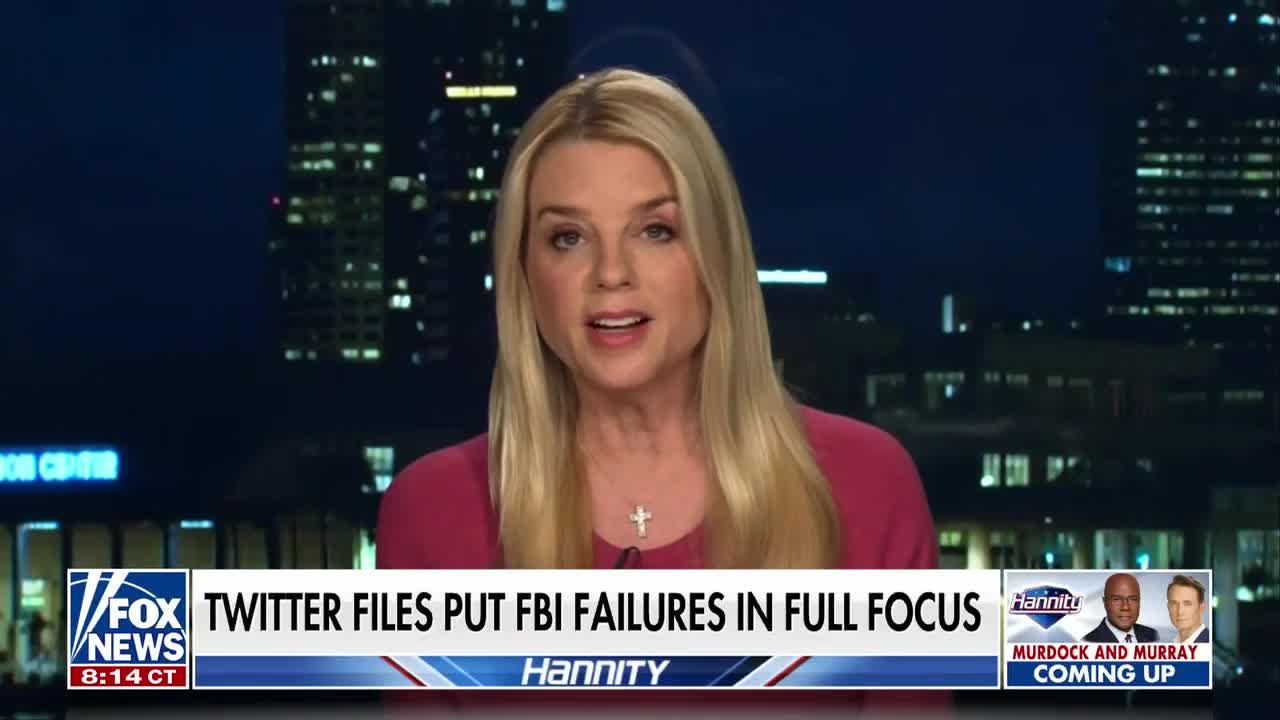 Pam Bondi rips into FBI for deflecting blame on Twitter censorship